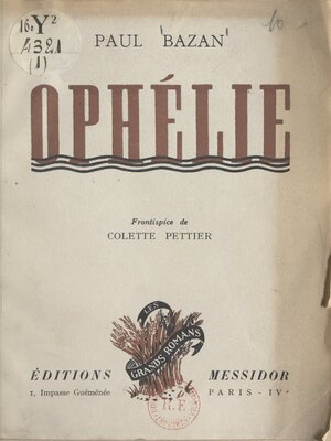 cover image of Ophélie